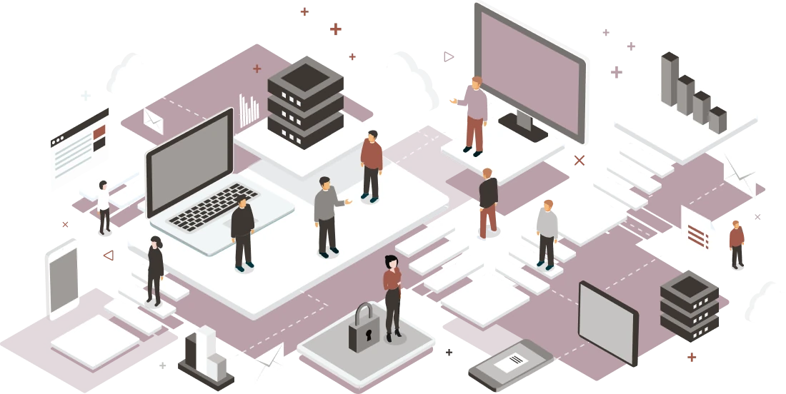 社内で完結する運用体制のイメージ